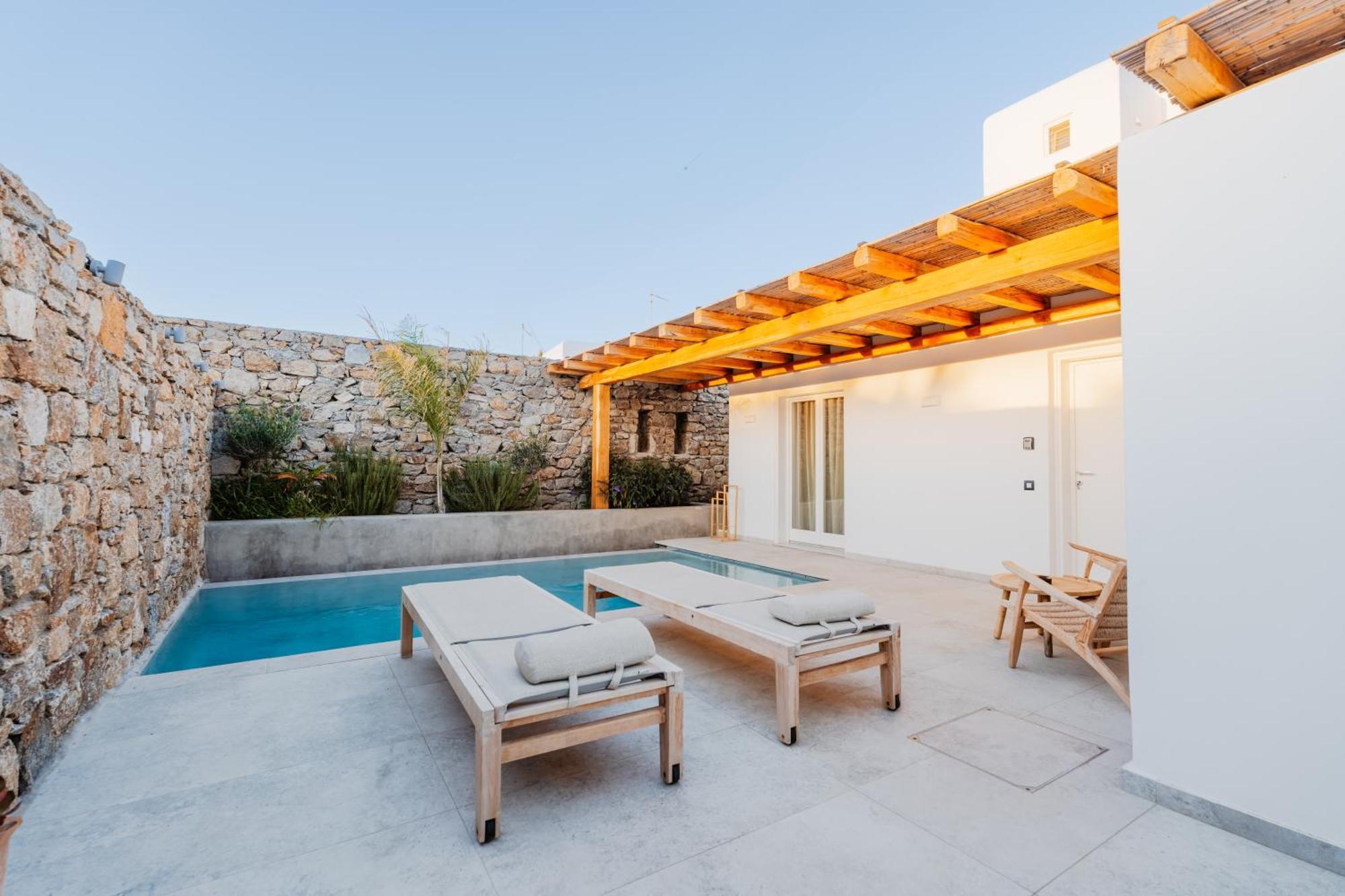 Klouvas Oliving Mykonos Luxury Suites מראה חיצוני תמונה