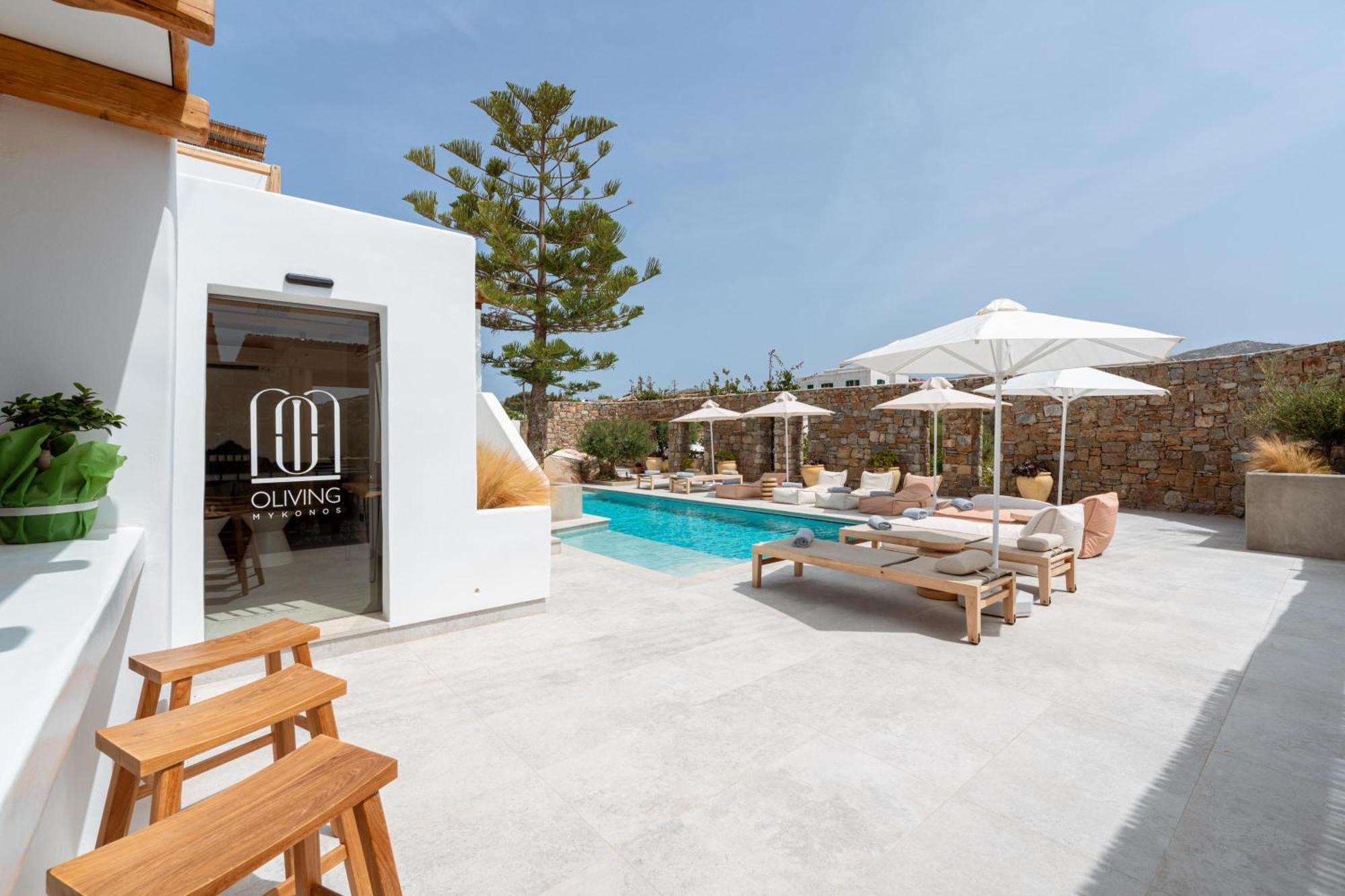 Klouvas Oliving Mykonos Luxury Suites מראה חיצוני תמונה
