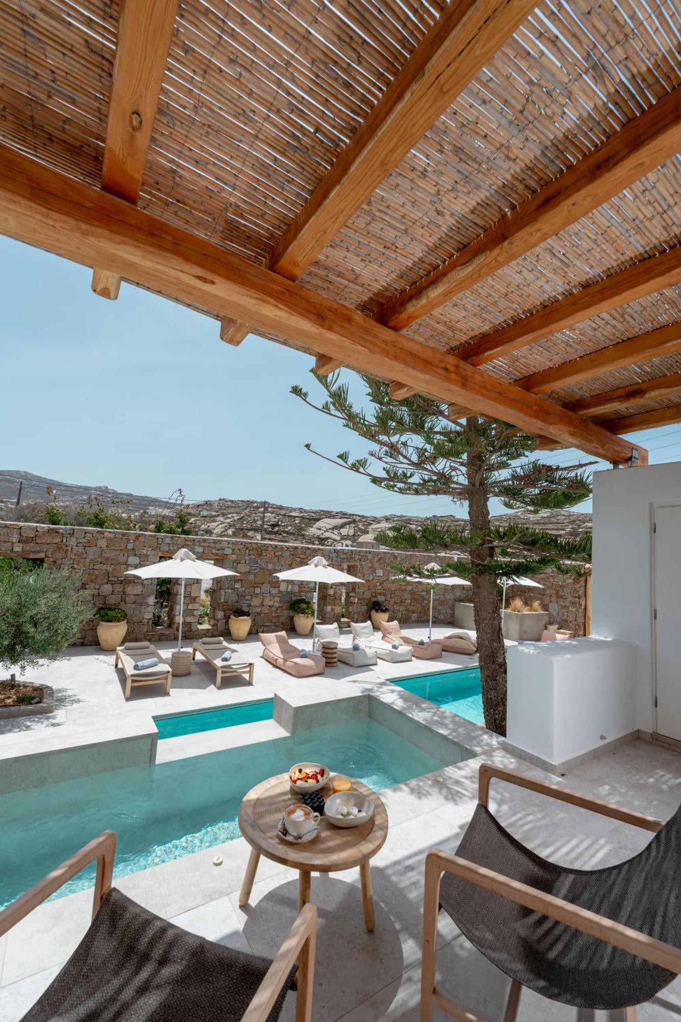 Klouvas Oliving Mykonos Luxury Suites מראה חיצוני תמונה